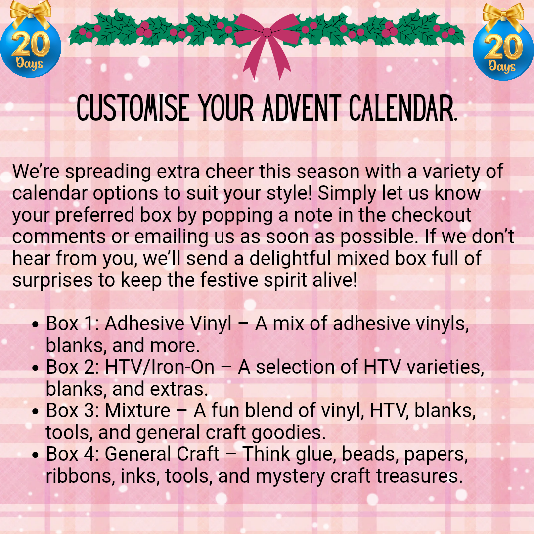 Crafty Christmas 20 Day Advent Calendar - 2025