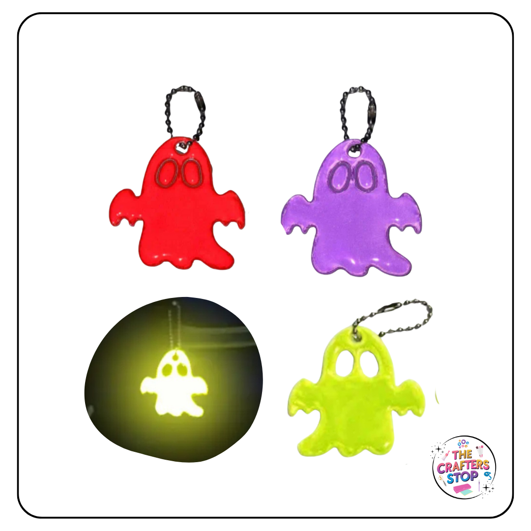 Cute Reflective Ghost Keyring