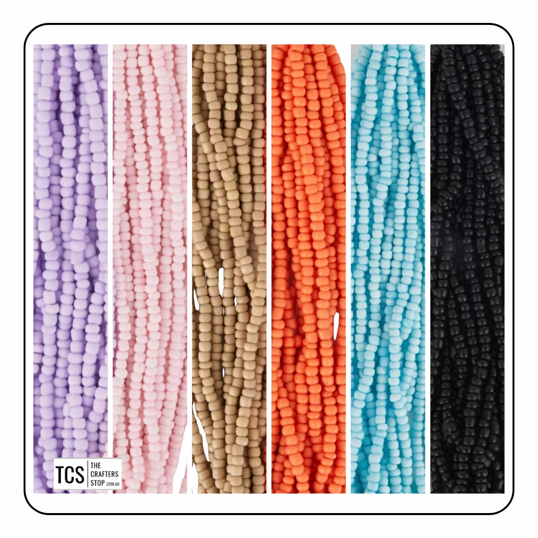 Glass Seed Beads 4mm