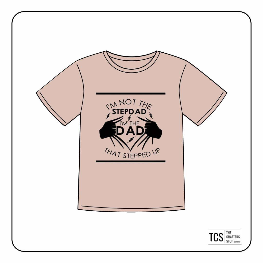Fathers Day "STEPDAD" DTF Iron On Transfer