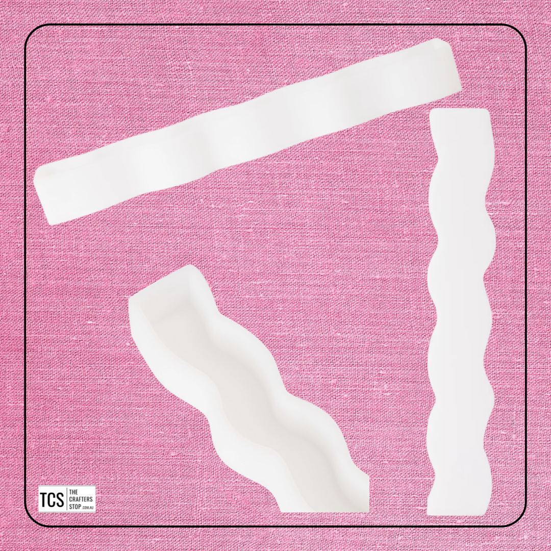 Resin Silicone Wavy Candle Mould