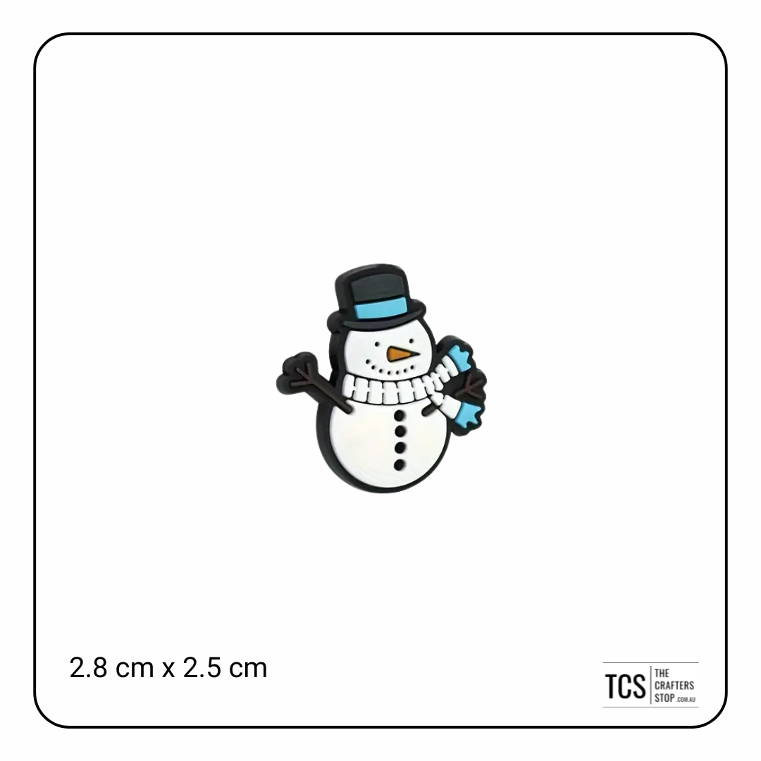 Christmas Snowman Focal Beads