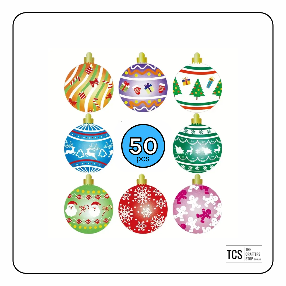 Christmas Bauble/Ornaments Scrapbooking Stickers