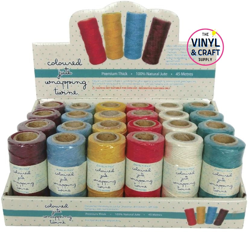 Solid Colour Decorative Twine 45m