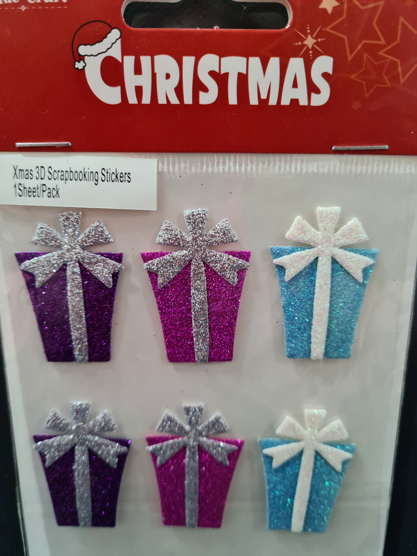 3D Christmas Present Embellishments