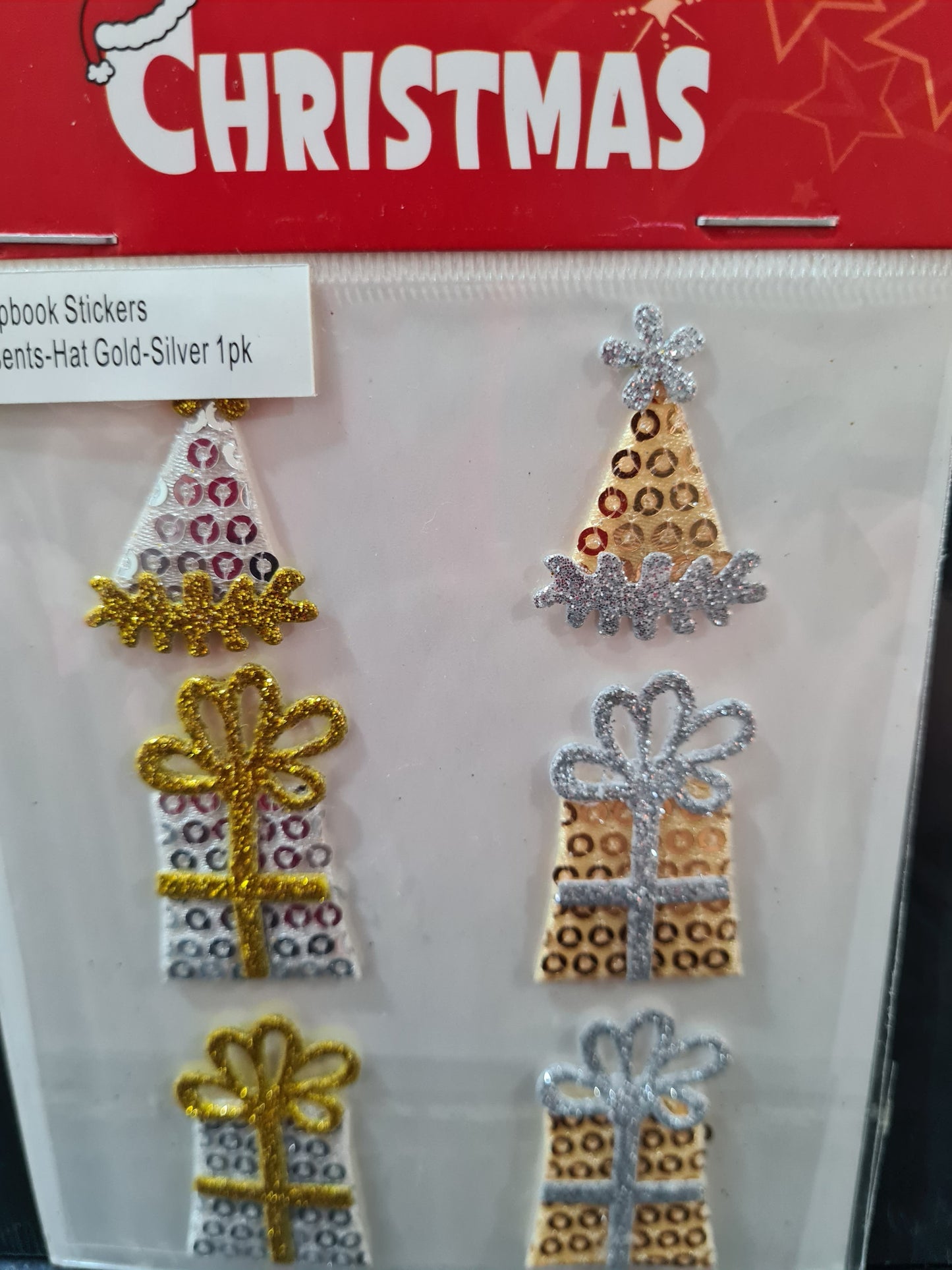 3D Christmas Present Embellishments