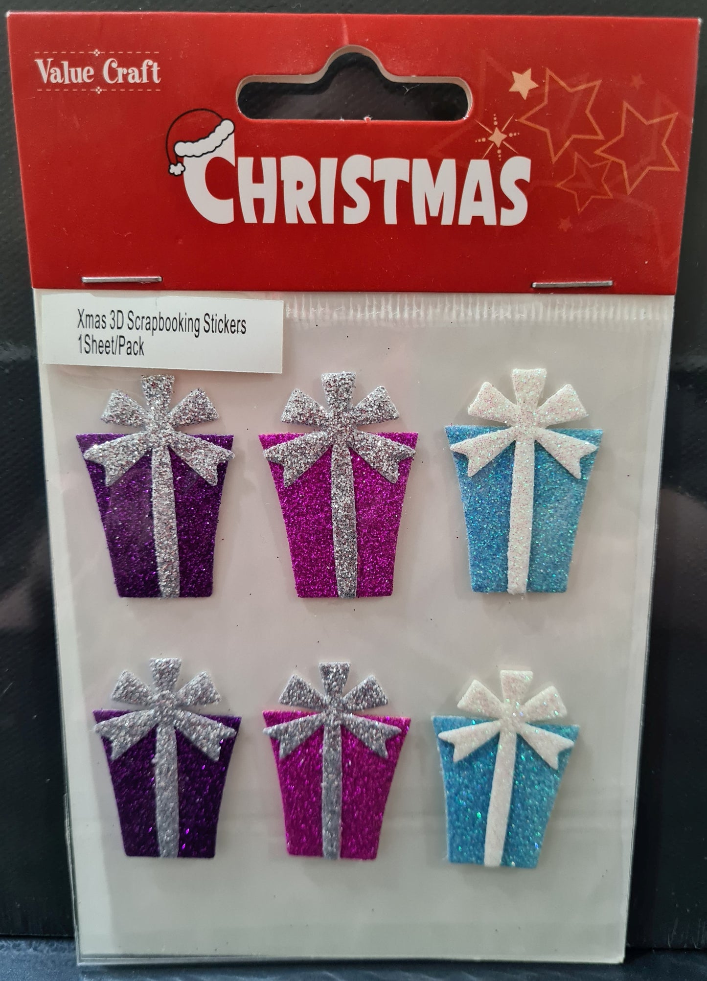 3D Christmas Present Embellishments