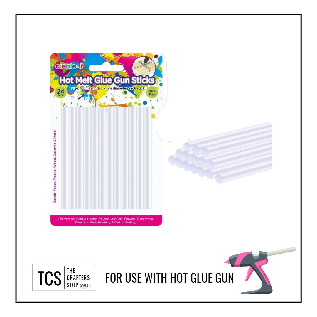 Hot Glue Gun Sticks 24 Pack The Crafters Stop