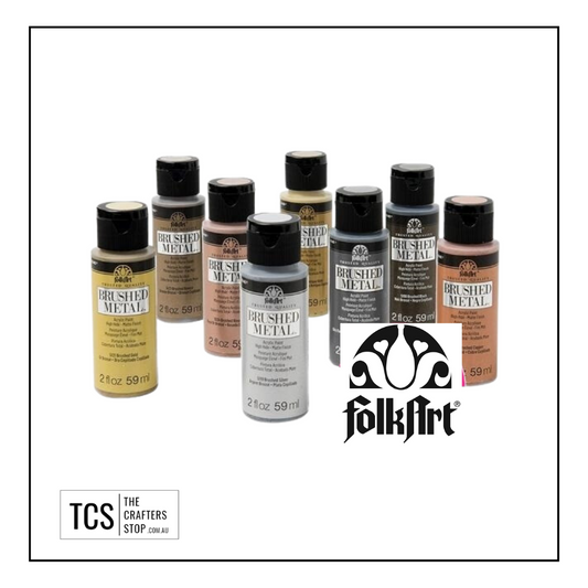 FolkArt Brushed Metal Acrylic Paint 2oz
