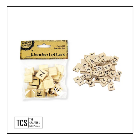 Scrabble Style Wooden Letters