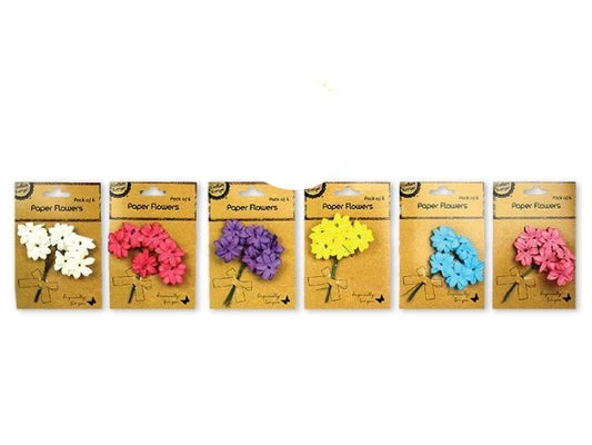Pretty Paper Flowers - 6 Colours