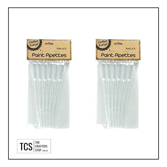 Paint or Resin Pipettes (X6 Pack)