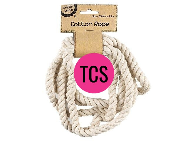White Cotton Craft Rope – The Crafters Stop
