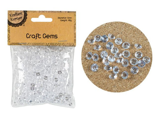Clear Craft Gems/Crystals
