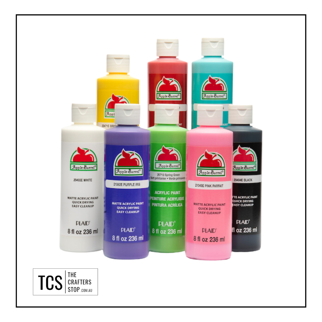 Apple Barrel Acrylic Paint 8oz – The Crafters Stop