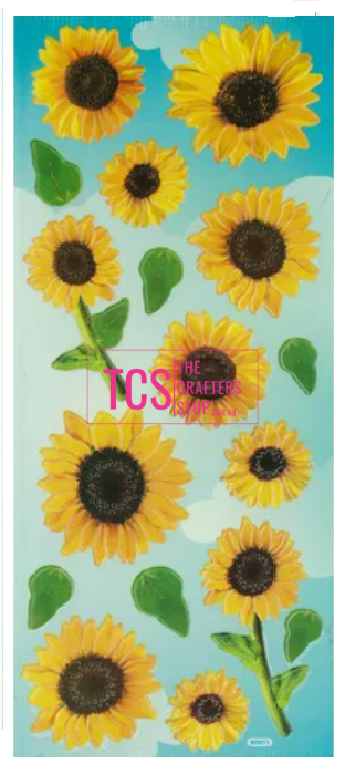 Dimensional Scrapbooking Stickers - Flowers