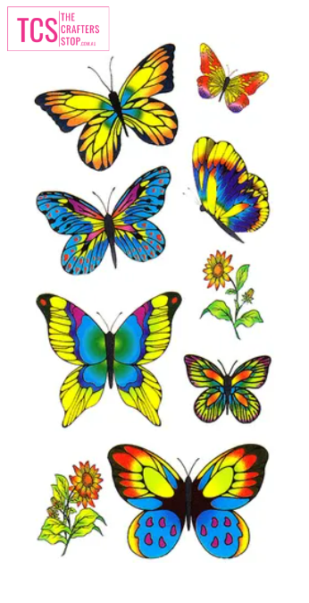 Rub On Transfers - Butterfly Design