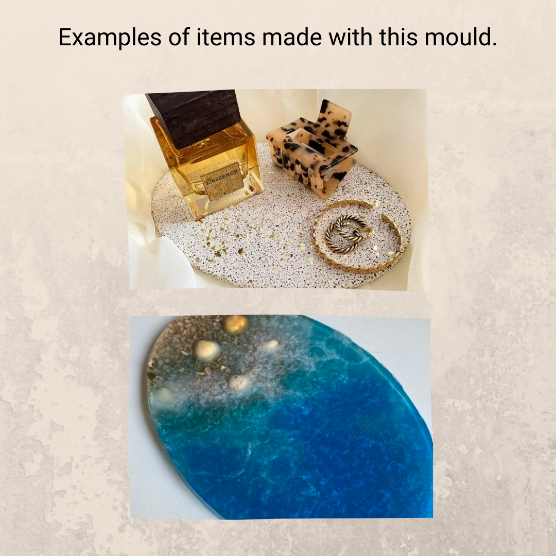 Resin Silicone Oval Tray Mould