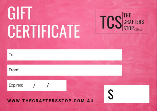 Crafters Cash Gift Voucher