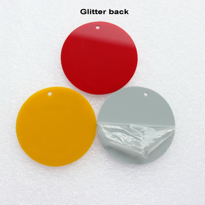 Round/Circle Acrylic Blanks (Great for Keyrings)