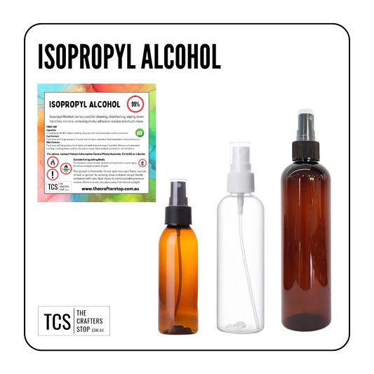 Isopropyl Alcohol 99% (Rubbing Alcohol) - 4 Sizes