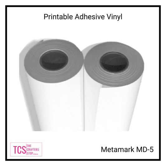 Metamark MD5 Printable Gloss White Adhesive Vinyl