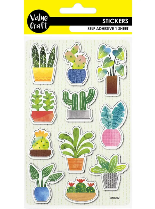 Craft Plant Sticker Sheet
