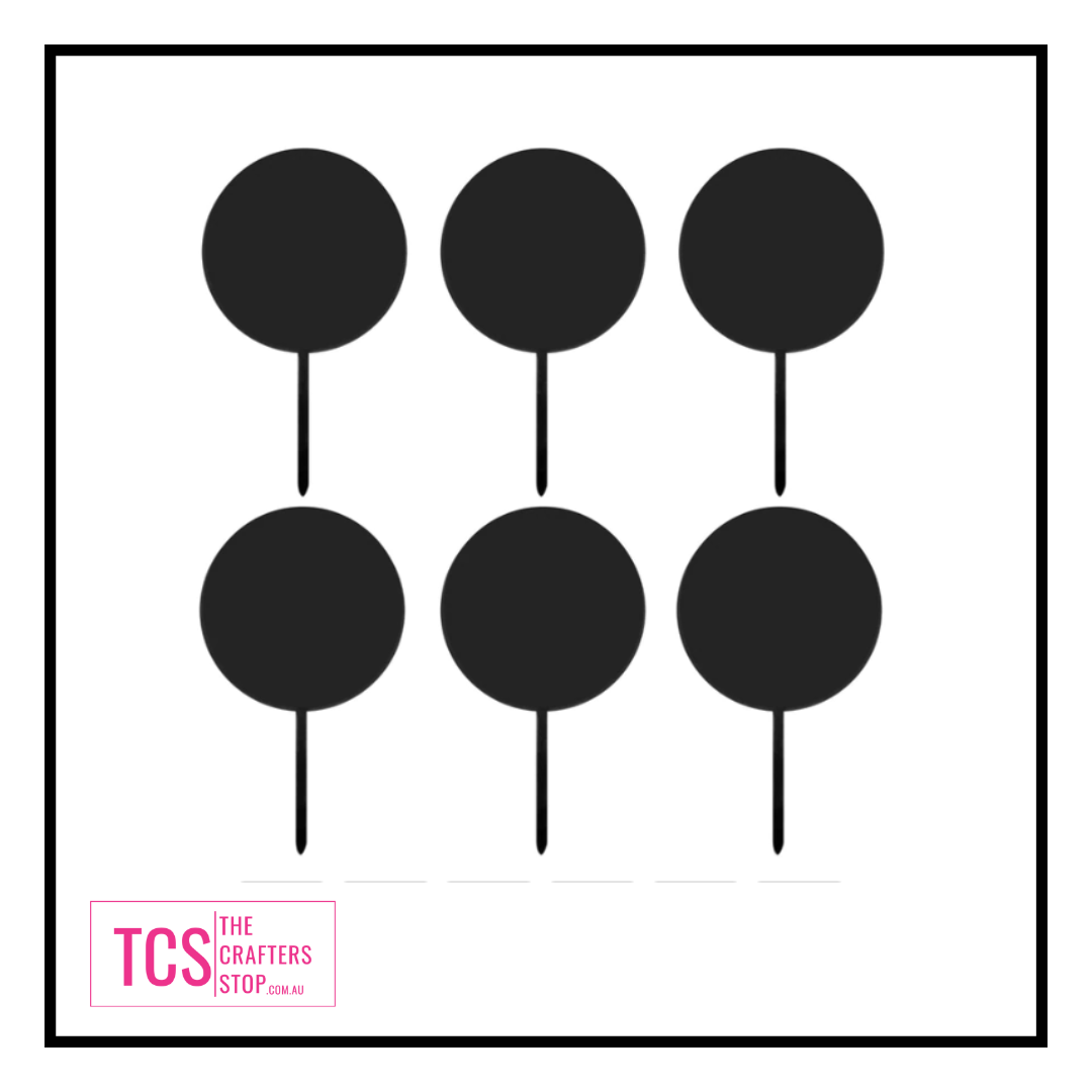 Acrylic Blank Cake Toppers
