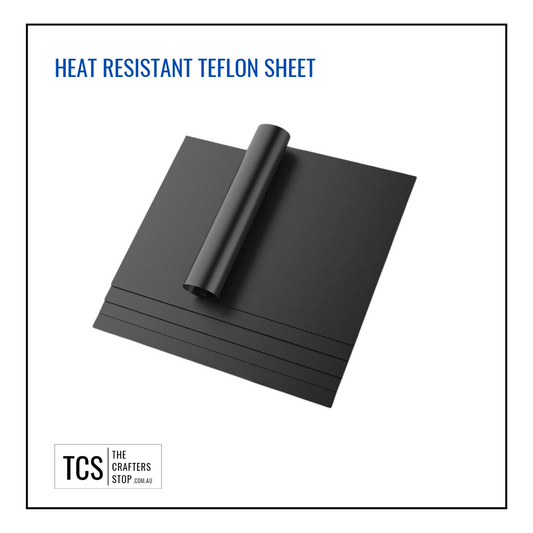 Heat Resistant Teflon Sheet 40 x 33cm Black