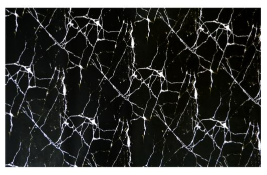 Self Adhesive Vinyl Pattern Roll - Black Marble