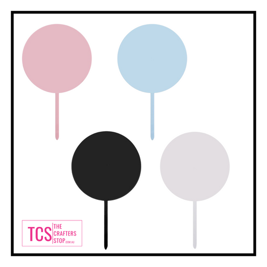 Acrylic Blank Cake Toppers