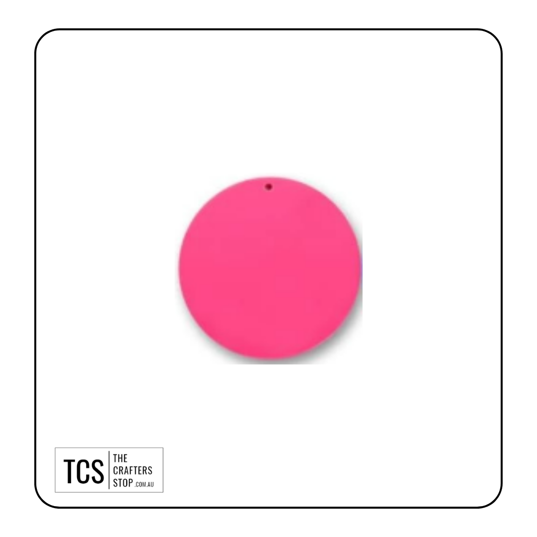 Round/Circle Acrylic Blanks (Great for Keyrings)