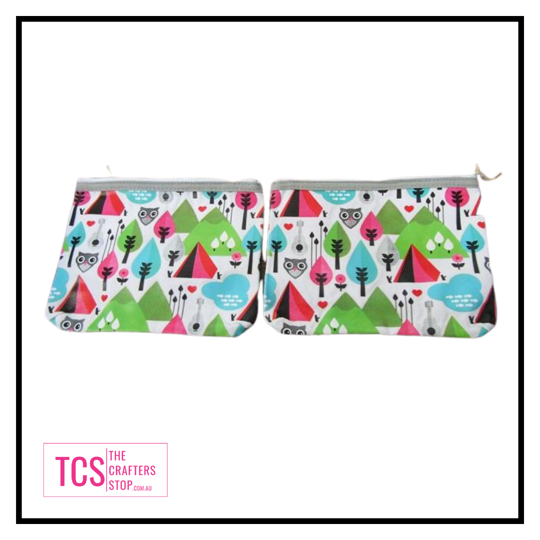 Owl Hemp/Cloth Makeup/Pencil Bag
