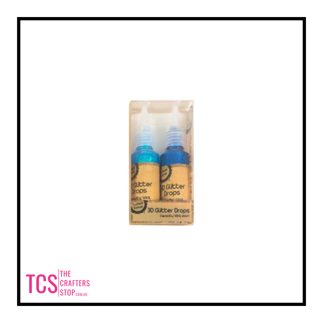 3D Glitter Drops