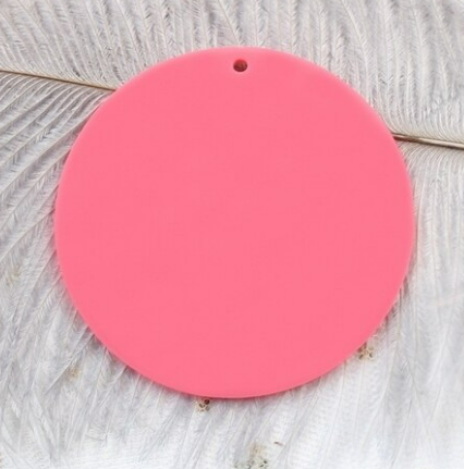 Round/Circle Acrylic Blanks (Great for Keyrings)
