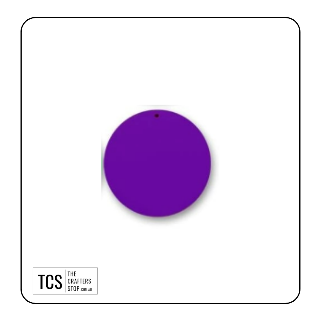 Round/Circle Acrylic Blanks (Great for Keyrings)