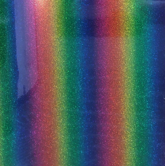 Sparkly Rainbow Glitter HTV