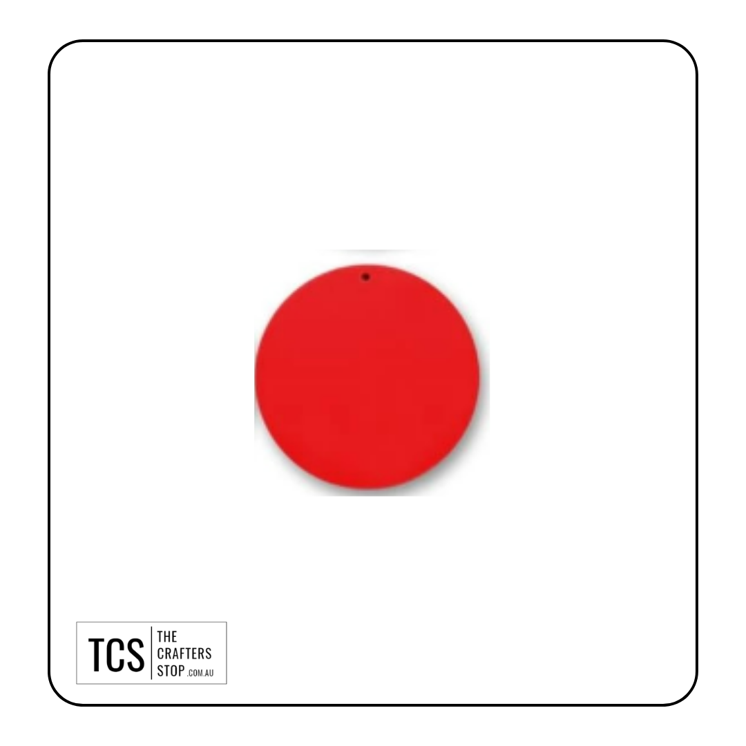 Round/Circle Acrylic Blanks (Great for Keyrings)