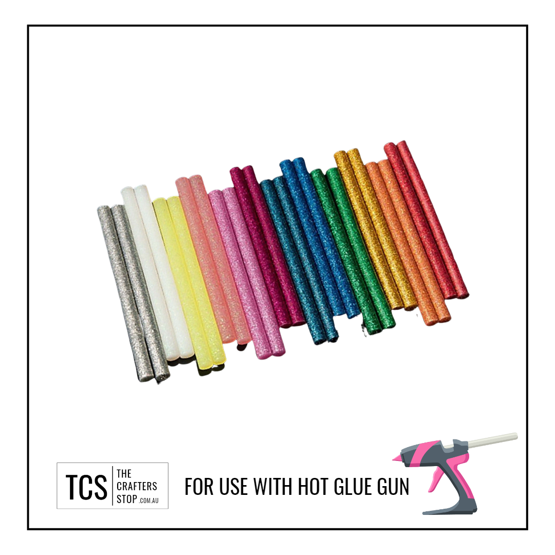 Hot glue discount gun glitter sticks