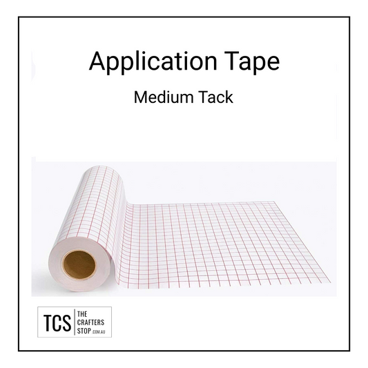 Medium Tack Clear Gridded Application Tape