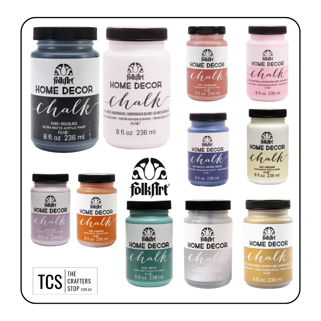 Chalk Paint Set for Furniture, 18 Colors Ultra Matte Finish Chalk Acrylic  Craft Paint kits (236 ml/8 oz) with 4 Brushes,Perfect for Furniture, Home