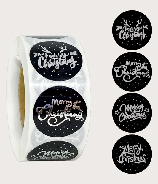 Christmas Sealing or Business Sticker Roll (2.5cm)