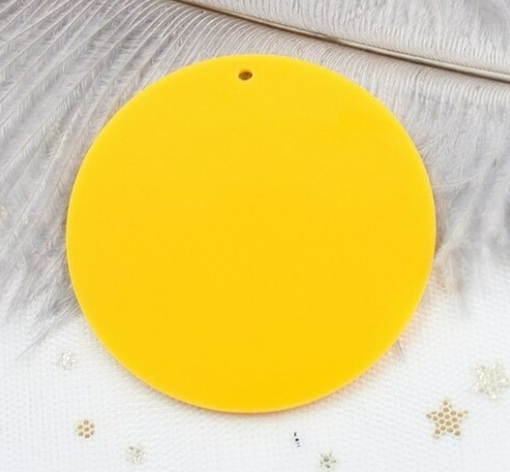 Round/Circle Acrylic Blanks (Great for Keyrings)