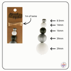 Ribtex Assorted Round Wooden Beads