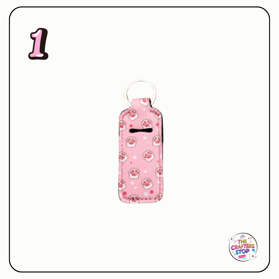 Paw Print Print Chapstick/Lipbalm Holders