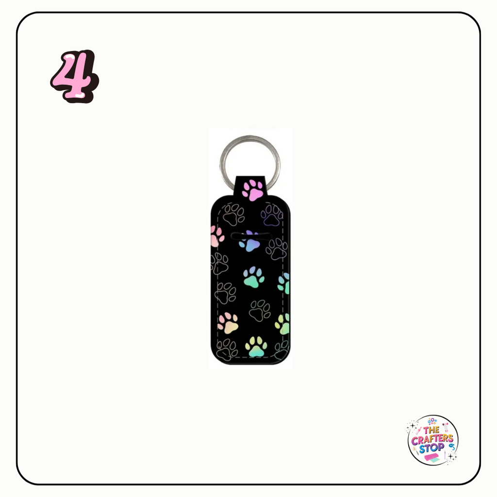 Paw Print Print Chapstick/Lipbalm Holders