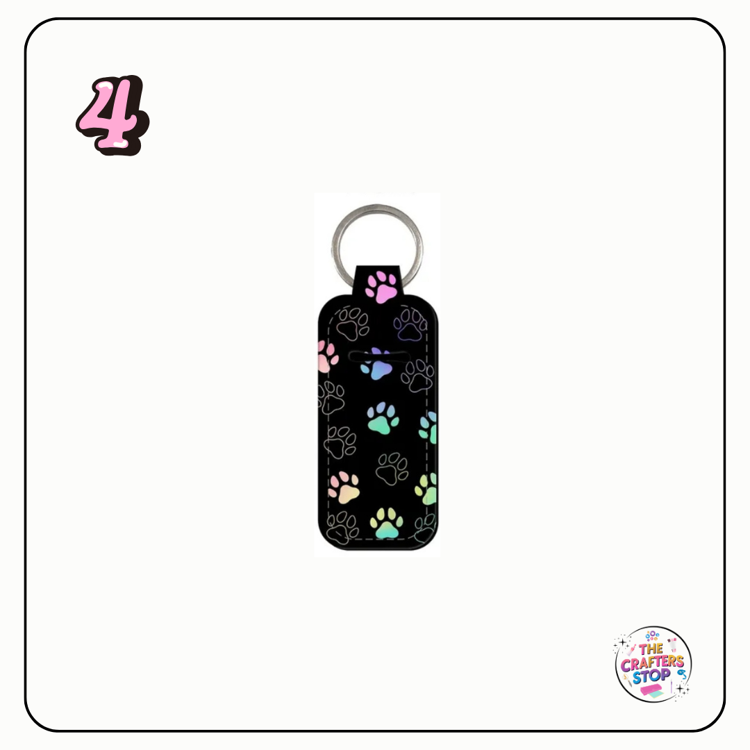 Paw Print Print Chapstick/Lipbalm Holders