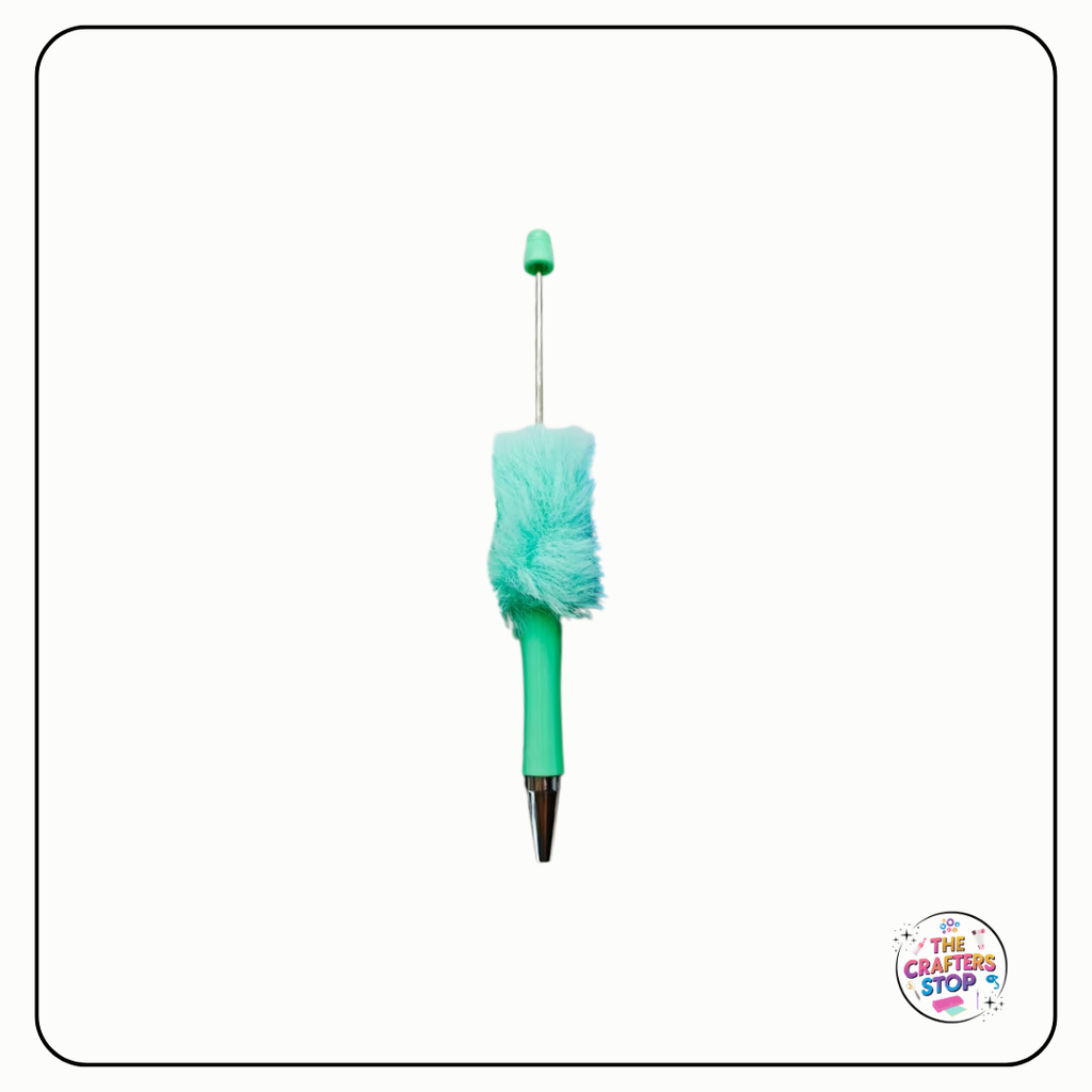 Fluffy Faux Fur DIY Beadeable Pens