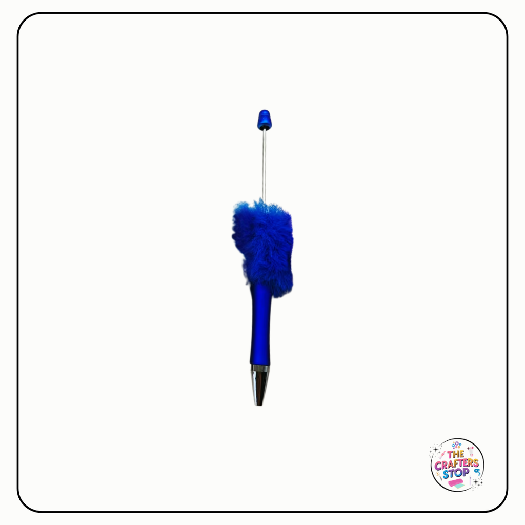 Fluffy Faux Fur DIY Beadeable Pens
