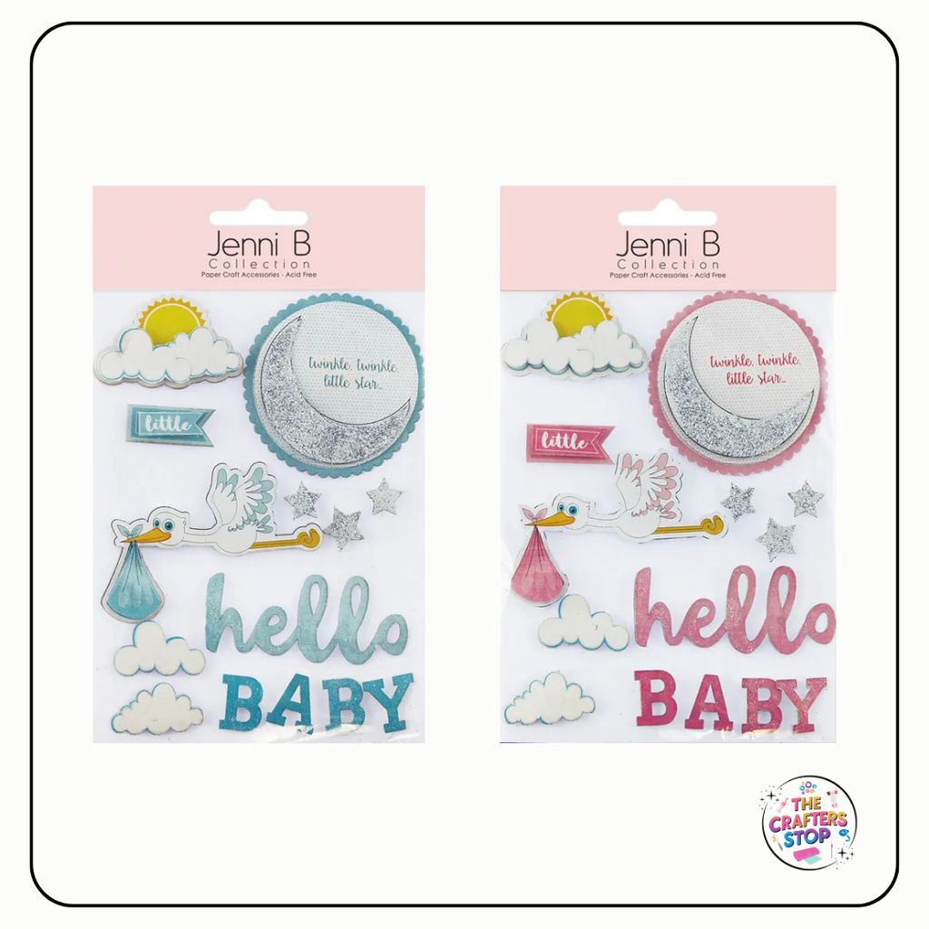 Jenni B Baby Themed Scrapbooking Stickers